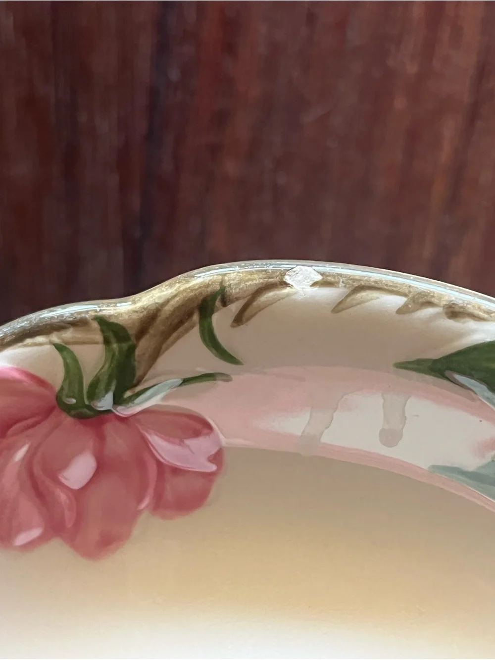 VTG 40s 50s Franciscan Desert Rose 5.5